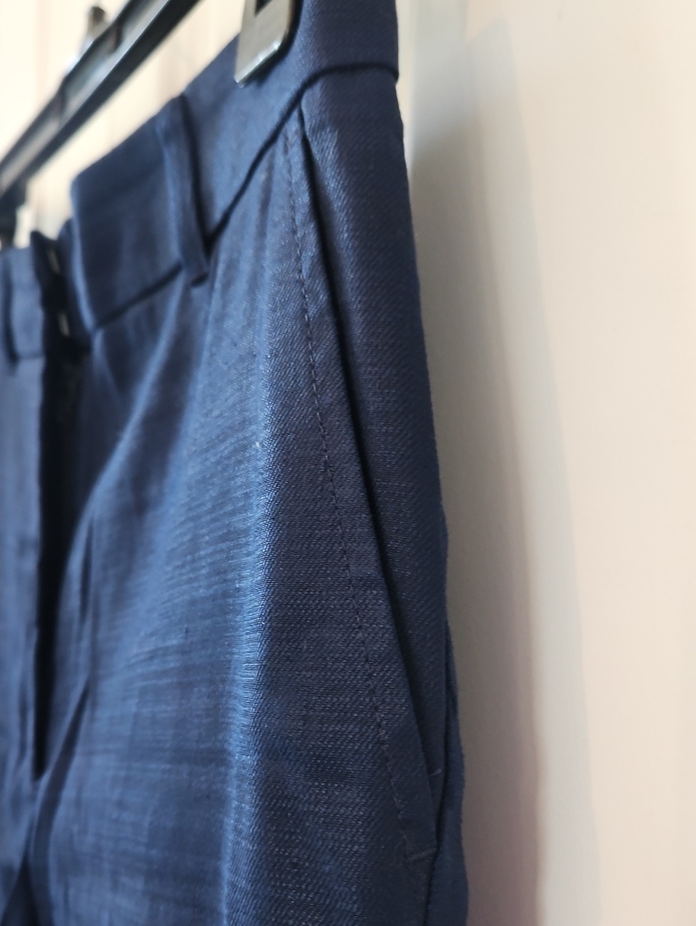 WHBM LINEN BLEND PANTS - Picture 2 of 6